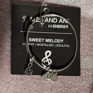 Alex and Ani Silver Music Charm Bracelet “sweet melody”